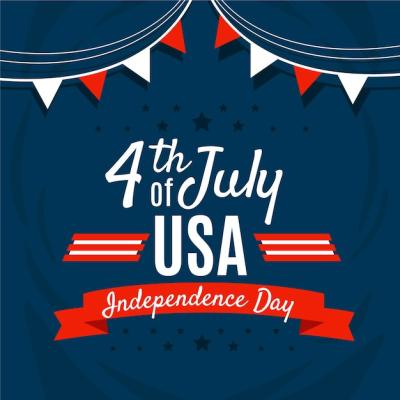 Hand Drawn 4th of July Independence Day Illustration – Free Download