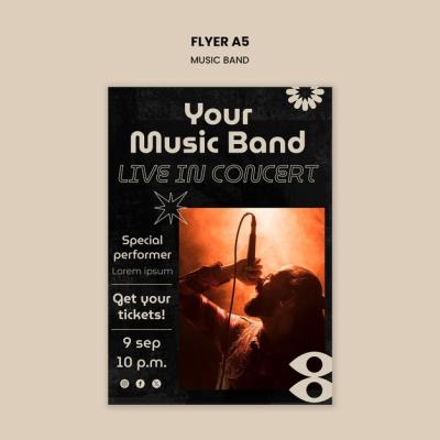 Music Band Festival Template – Download Free Stock Photo