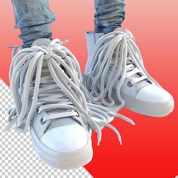 White Men’s Shoes Mockup – Free to Download