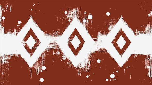 Ink Brush Geometric Shapes Wallpaper – Free Download