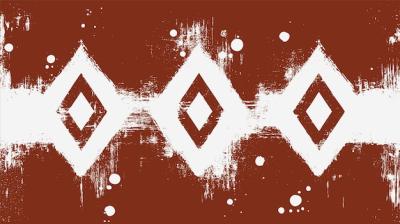 Ink Brush Geometric Shapes Wallpaper – Free Download