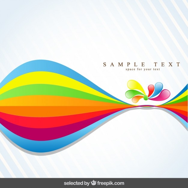 Colorful and Wavy Abstract Background – Free Download