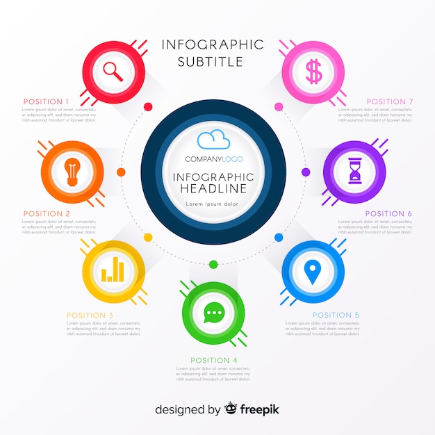 Infographic Featuring Steps and Options – Free Download