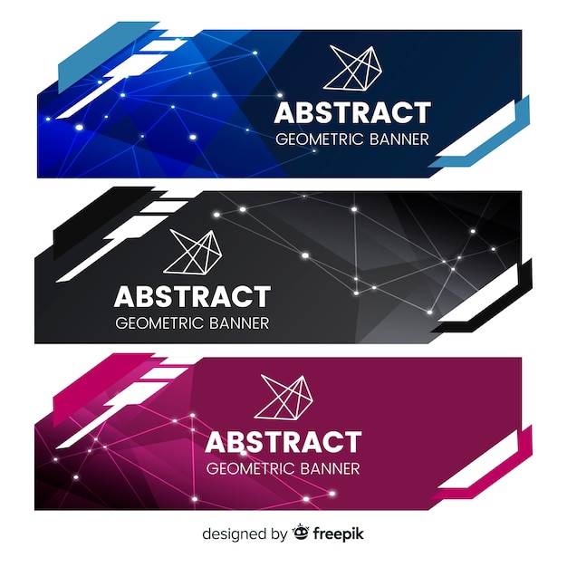 Geometric Shapes Banner Pack – Download Free Stock Photos