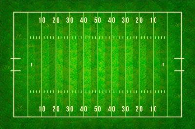 Top View Realistic Illustration of American Football Field – Free Download