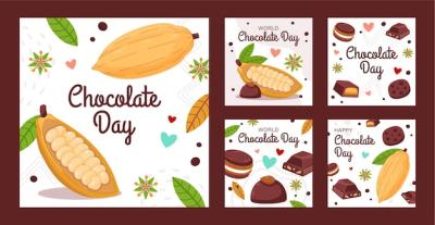 Chocolate Day Instagram Post Templates – Free Download