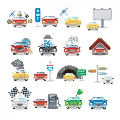 Car Icon Collection – Download Free Stock Photo