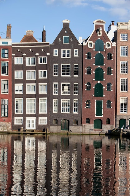 Stunning Reflection of Houses in River – Free Download