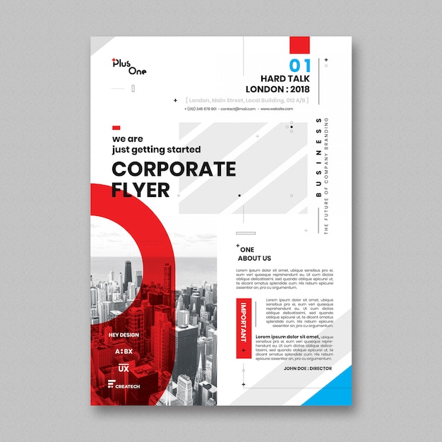 Corporate Flyer Template for Professional Use – Free Download