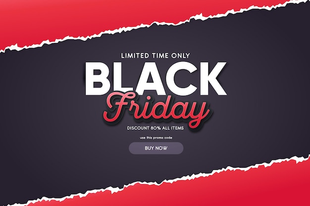 Black Friday Concept in Paper Style – Free Stock Photo for Download