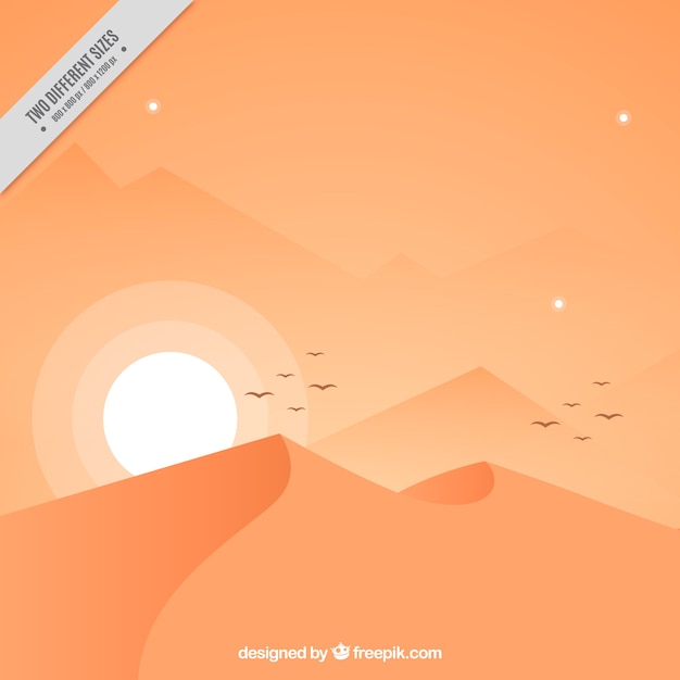 Desert Background at Sunset: Free Download for Stunning Vector Templates