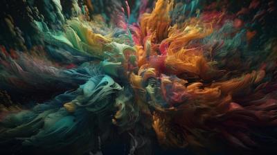 Multicolored Generative AI Colorful Wallpaper Background – Free to Download