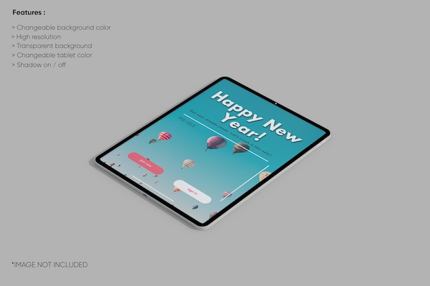 Stylish Tablet Mockup for Your Projects – Free Download