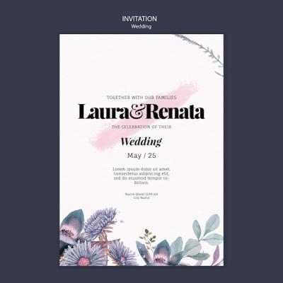 Wedding Invitation Template – Free Download