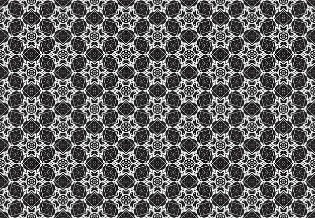 Black and White Abstract Floral Pattern – Free Stock Photo for Download