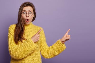 Brunette Woman in Yellow Sweater – Download Free Stock Photos