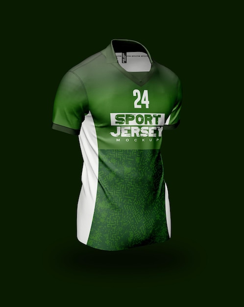 Green and White Jersey with Number 33 – Free Download