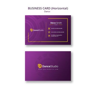 Dance Business Card Template – Free to Download