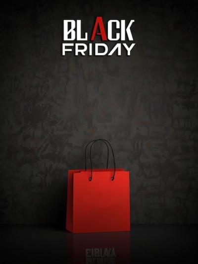 Black Friday Card or Template Background Image – Free Download