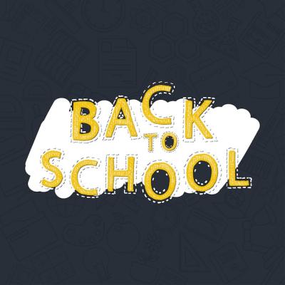 Back to School Design Element Vector – Free Download