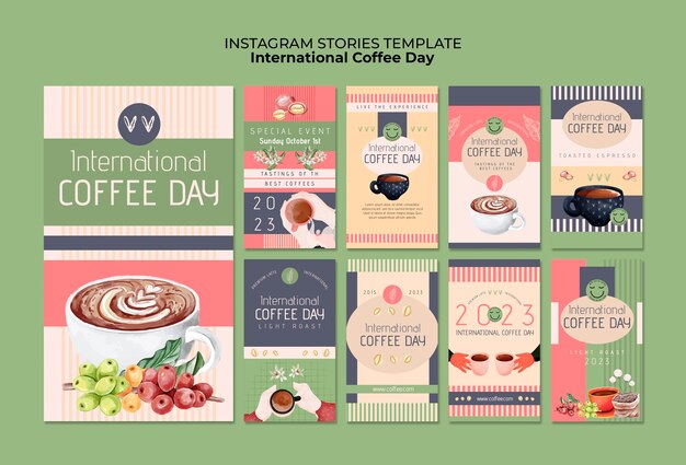 International Coffee Day Instagram Stories – Free Download