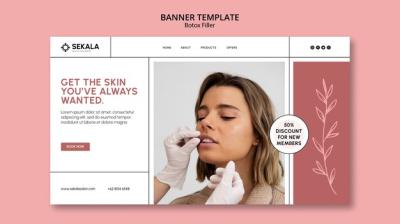 Flat Design Botox Template – Free Download