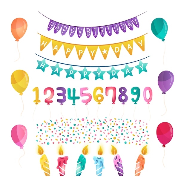 Birthday Decorations and Balloons – Free Stock Photo Download