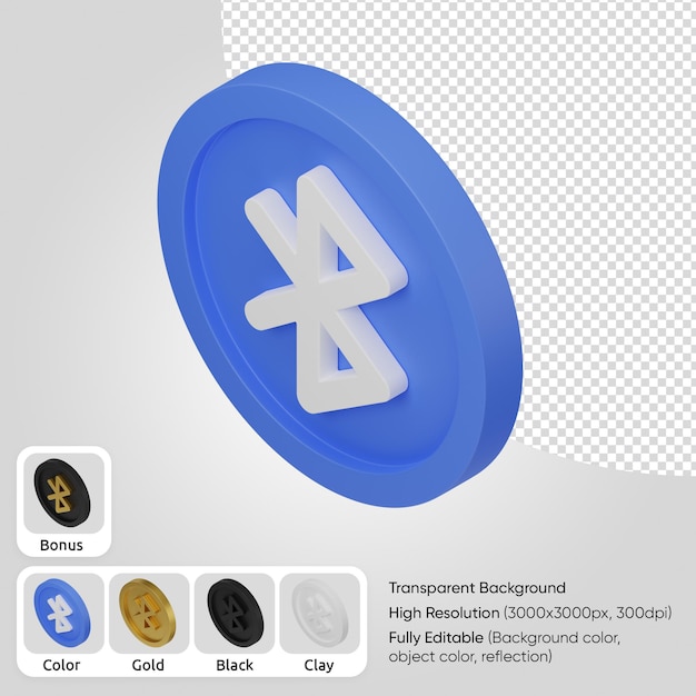 3D Bluetooth Design – Free Stock Photo for Download