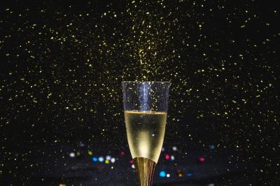 Sparkling Wine Glass at a Celebration – Free to Download