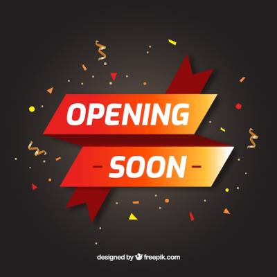 3D Style Opening Soon Background – Free Download