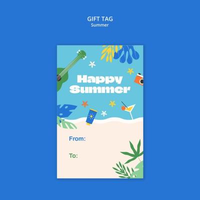 Creative Summer Template Design for Your Projects – Free Download