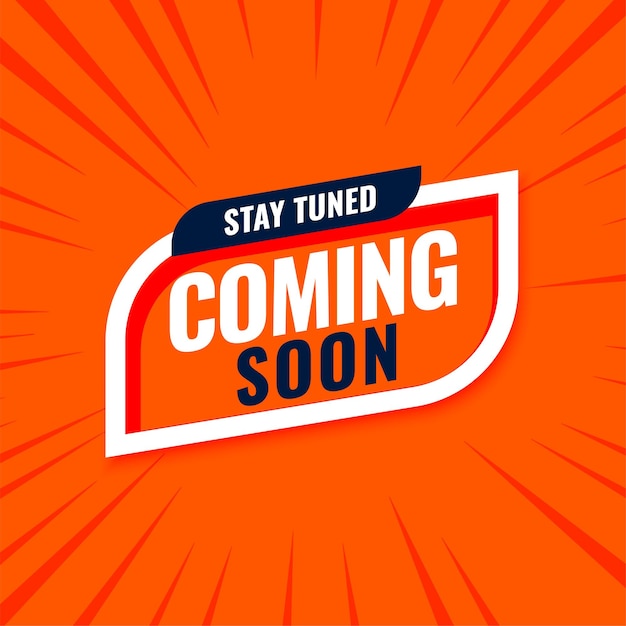 Coming Soon Marketing Background for Announcements – Free Download