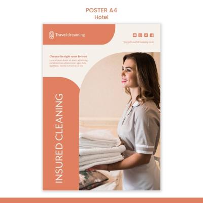 Hotel Poster Template for Stunning Promotions – Free Download