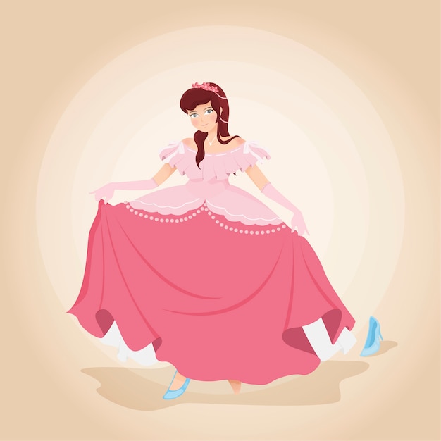 Princess Cinderella Illustration – Free Download