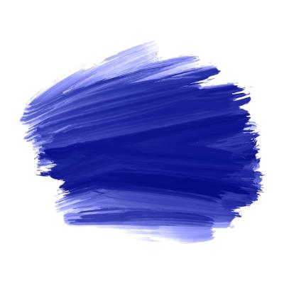 Dark Blue Watercolor Brush Stroke on White Background – Free Download