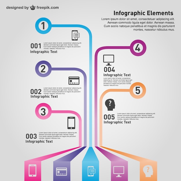 Modern Technology Infographic – Free Download, Free Stock Photo