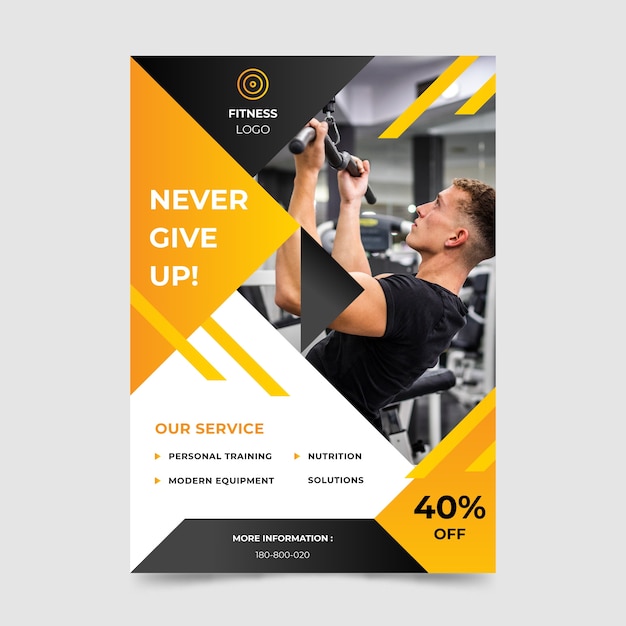 Sport Poster Design Template for Promotional Offers – Free Download