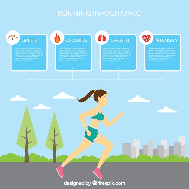 Running Infographic Design: Free Download for Stunning Visuals