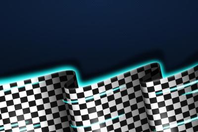 Realistic Racing Checkered Flag Background – Free Download