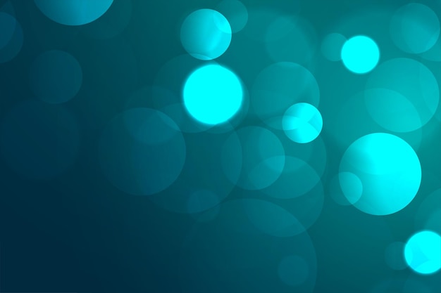 Turquoise Bokeh Light Effect Background Design – Free Download