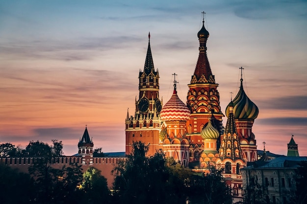 St Basil’s Cathedral at Sunset: Iconic Russian Architecture – Free to Download