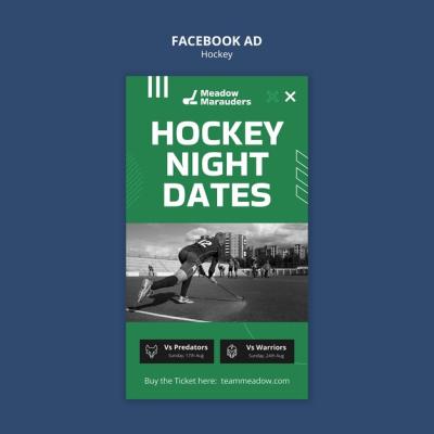 Hockey Template Design for Your Creative Projects – Free to Download