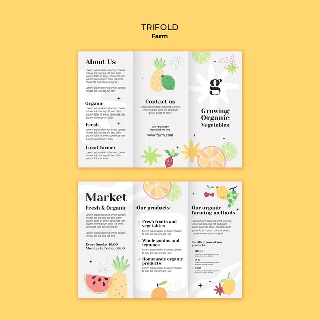 Organic Farming Product Template – Download Free Stock Photo