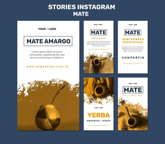 Instagram Stories Template for Mate Concept – Free Download