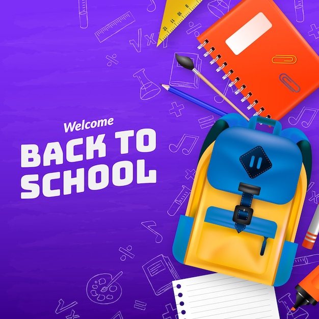 Back to School Season Illustration – Free Download