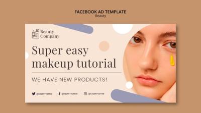 Beauty Concept Facebook Template – Free Download