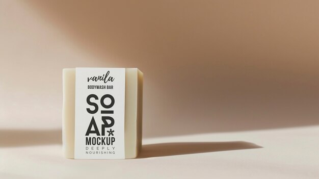 Natural Soap Mockup Design – Free Download