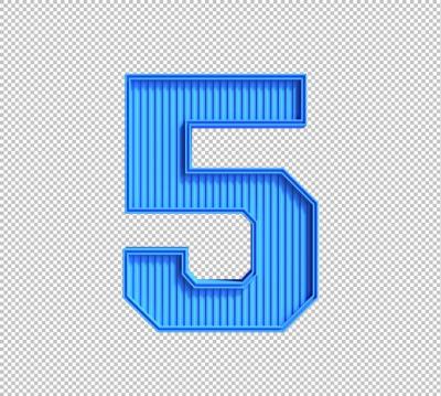 3D Alphabet on Transparent Background – Free Download