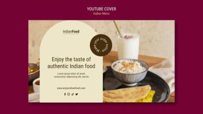 Elegant Indian Food Template Design – Free to Download