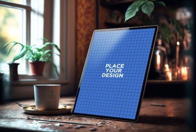 PSD Tablet Screen Mockup – Download Free Stock Photo